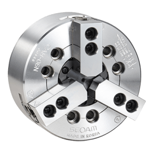 CAH-08 Big Bore Power Chuck with AD-08A06 Adapter for CAH-08 Chuck