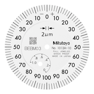 Dial Gauge, Flat Back, ISO Type