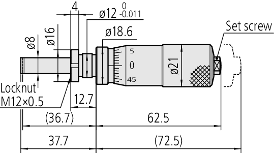 Micrometer Head, Differential Screw - Image 2