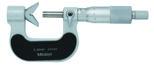 5 Flute V-Anvil Micrometer