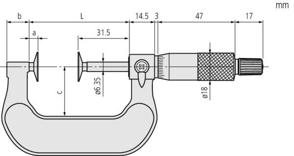 Disc Micrometer, Disks with Carbide Tips - Image 2