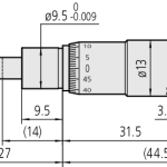 Micometer Head, Small Standard Type
