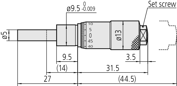 Micometer Head, Small Standard Type - Image 2