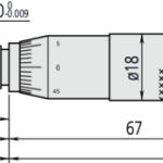 Micrometer Head, Medium-sized Standard