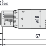 Micrometer Head, Medium-sized Standard