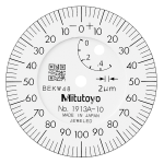 Dial Gauge, Flat Back, ISO Type