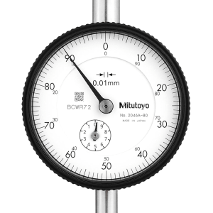 Dial Gauge, Flat Back, ISO Type