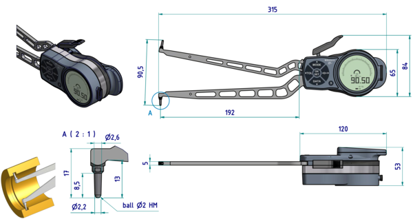 Internal Digital Caliper Gauge - Image 2