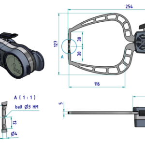 External Digital Caliper Gauge