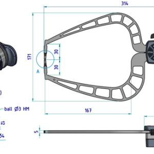 External Digital Caliper Gauge