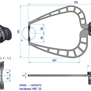 External Digital Caliper Gauge