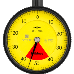 Dial Gauge, Flat Back, ISO Type