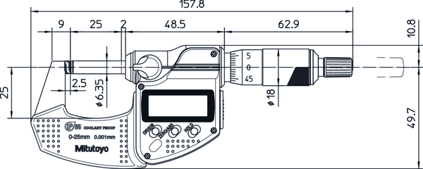 Digital Micrometer IP65 - Image 3