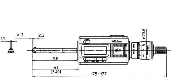 Digital 3-Point Internal Micrometer - Image 2