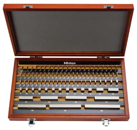 Gauge Block Set, Metric, Ins. Cert., ISO