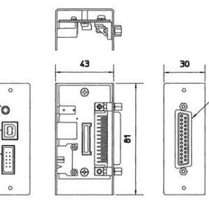 RS 232 C /USB code out unit