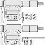 Digital Micrometer Interchangeable Anvil
