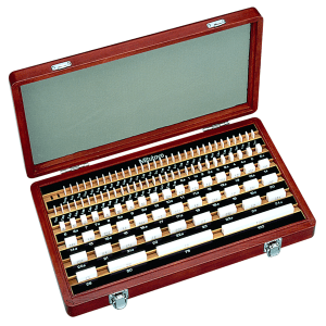 Gauge Block Set, Metric, Ins. Cert., ISO