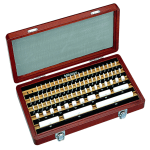 Gauge Block Set, Metric, Ins. Cert., ISO