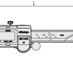 Digital ABS AOS Caliper, OD Carb. Jaws