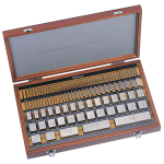 Gauge Block Set, Metric, Ins. Cert.,ASME